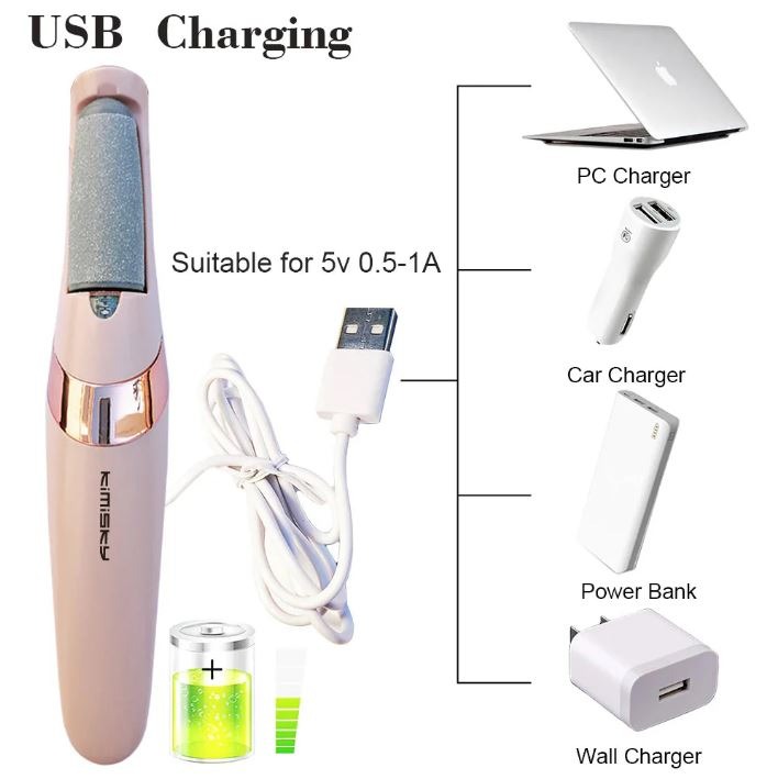 Rechargeable Electric Foot Callus Remover