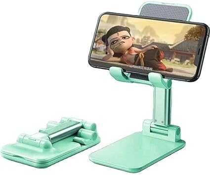 Smart Foldable Mobile Stand – Adjustable Desktop Holder for iPhone & Android – view 3