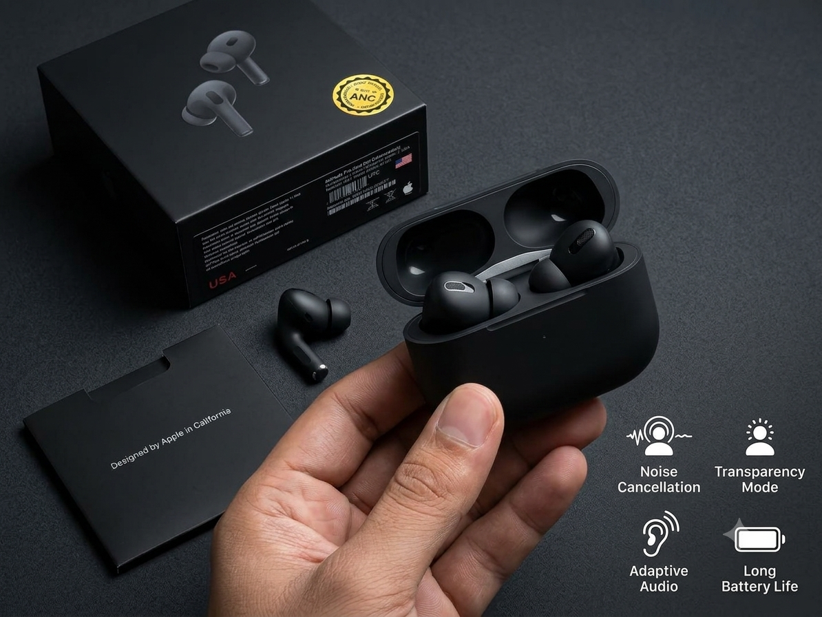 Pro 2 Wireless Earbuds – ANC TWS Bluetooth (Android & iPhone)