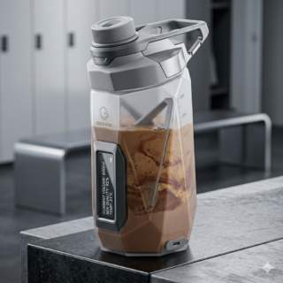 Protein Shaker Bottle Sports Gym Water Bottle Multi-Purpose Shaker