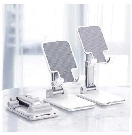 Smart Foldable Mobile Stand – Adjustable Desktop Holder for iPhone & Android – view 7