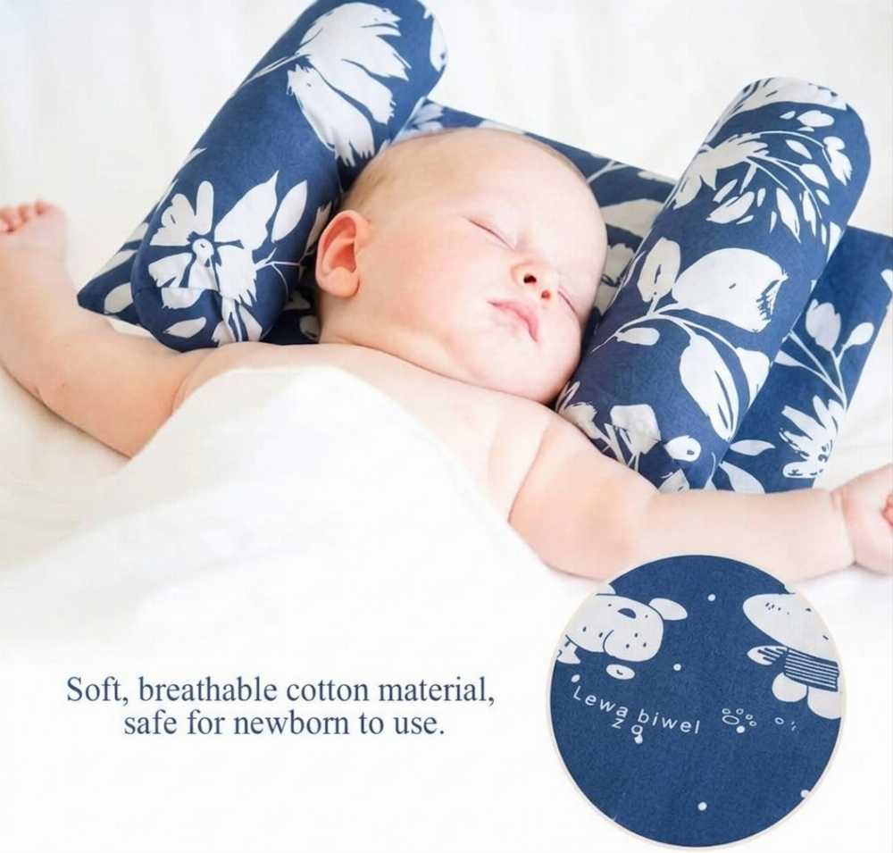 Baby Head Shaping Pillow – Adjustable Memory Foam Pillow for Flat Head Prevention – view 5
